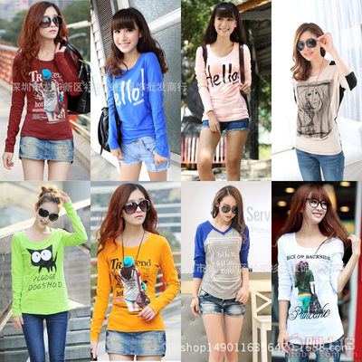 【自主品牌秋季網(wǎng)絡(luò)爆款地?cái)傏s集女裝長(zhǎng)袖t恤廣州尾貨1元2元服裝廠家直銷批女裝長(zhǎng)袖T恤】深圳市龍華新區(qū)衫來衫往服飾批發(fā)商行 - 產(chǎn)品庫